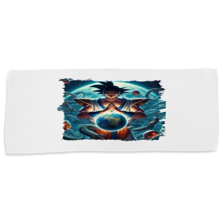 TOALLA GIMNASIO GYM ABSORBENTE dios goku dragon shenron z bola dioses god super suave con bolsita