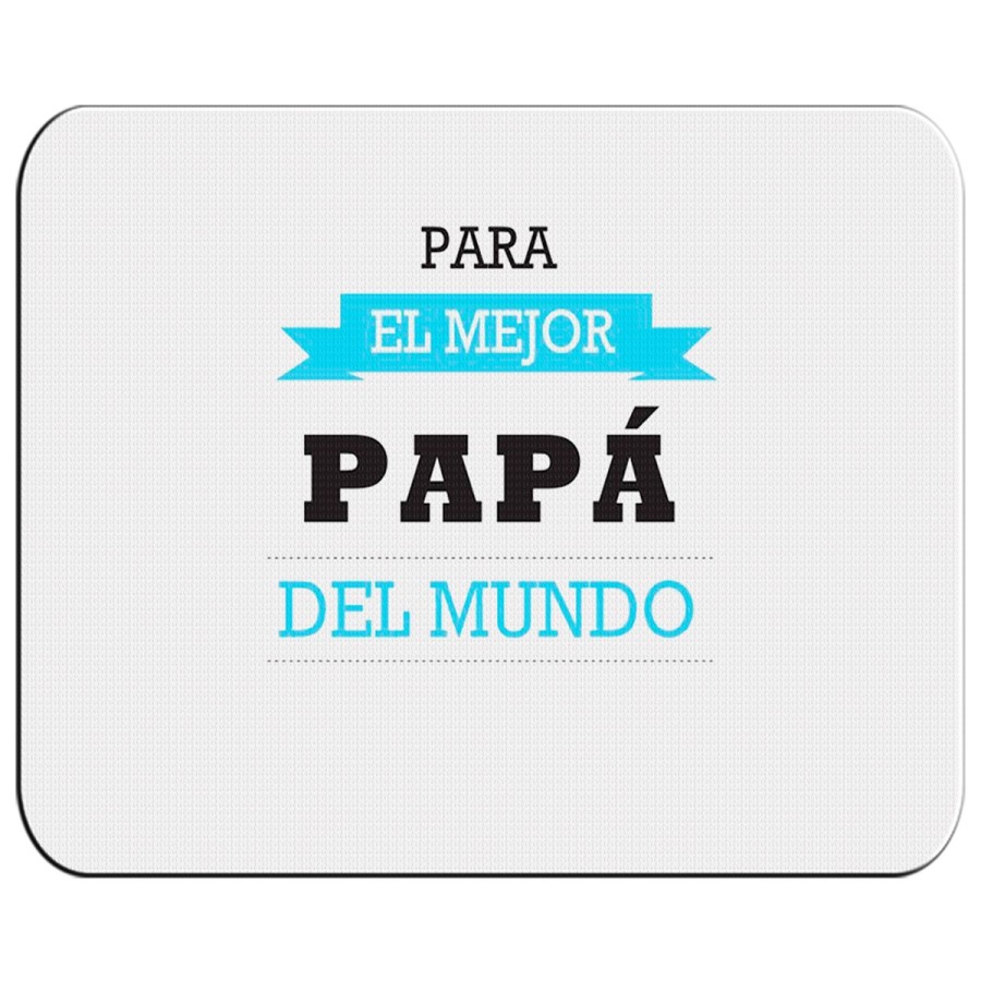 ALFOMBRILLA el mejor papa del mundo frase padre familia pc raton personalizada