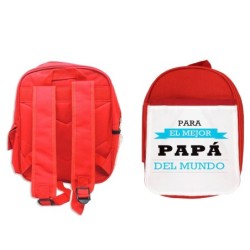 MOCHILA ROJA el mejor papa...