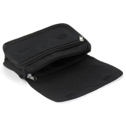 ESTUCHE NECESER DE LONA el mejor papa del mundo frase padre familia unisex negro monedero billetera