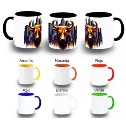 TAZA COLORES toro wall...