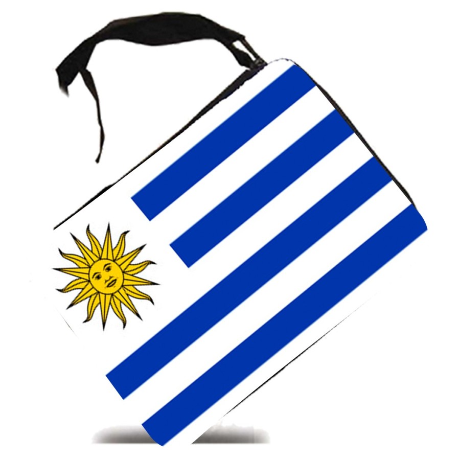 ESTUCHE bandera uruguai logo latinoamerica pais hispanoamerica escolar case