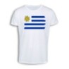 CAMISETA TACTO ALGODÓN bandera uruguai logo latinoamerica pais hispanoamerica cómoda personalizada