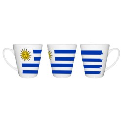 TAZA CÓNICA bandera uruguai...