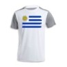 CAMISETA DISEÑO BICOLOR bandera uruguai logo latinoamerica pais hispanoamerica personalizada