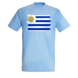 CAMISETA AZUL CIELO bandera...