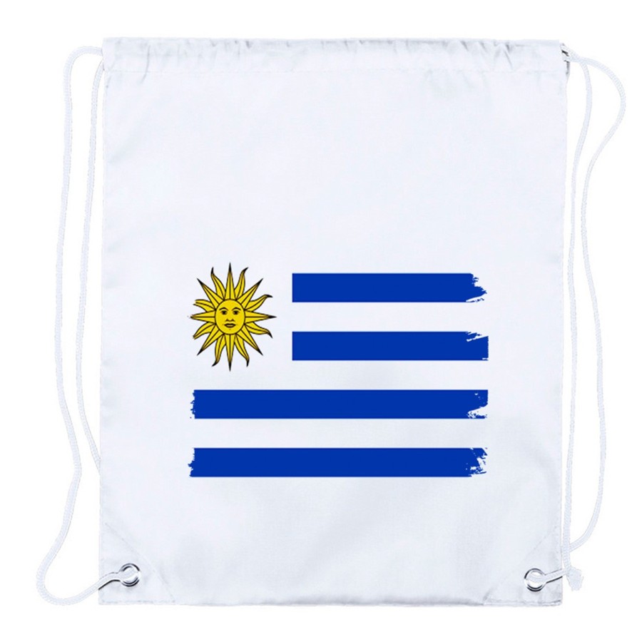 MOCHILA DE CUERDAS (SELECCIONE CANTIDAD) bandera uruguai logo latinoamerica pais hispanoamerica playa piscina excursion