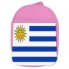 MOCHILA ROSA bandera uruguai logo latinoamerica pais hispanoamerica escolar personalizado picnic excursión deporte