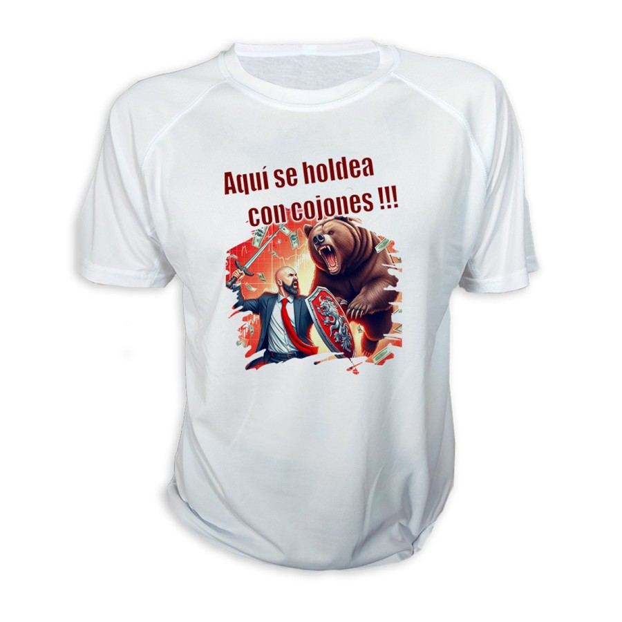 CAMISETA aquí se holdea Maximus mercado bajista personalizada