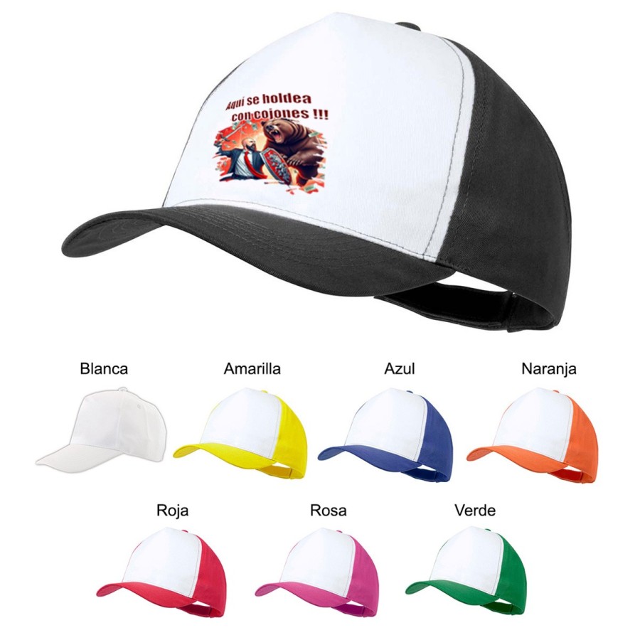 GORRA COLORES aquí se holdea Maximus mercado bajista color personalizada