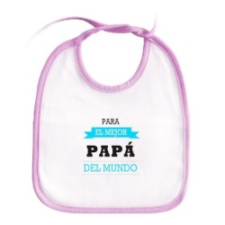 BABERO COLORES el mejor papa del mundo frase padre familia personalizado bebe