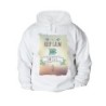 SUDADERA CON CAPUCHA calmate y sonrie keep calm and smile frase graciosa CON BOLSILLOS