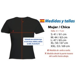 CAMISETA NEGRA MUJER calmate y sonrie keep calm and smile frase graciosa oferta personalizada