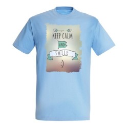 CAMISETA AZUL CIELO calmate...