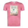 CAMISETA ROJA MEZCLA calmate y sonrie keep calm and smile frase graciosa moda verano tshirt