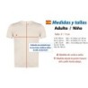 CAMISETA BLANCO NATURAL IMAGEN A COLOR calmate y sonrie keep calm and smile frase graciosa moda verano tshirt