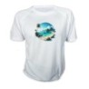 CAMISETA playa paradisiaca mar oceano agua arena palmeras personalizada