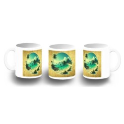 TAZA FOTOLUMINISCENTE playa...