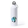 BIDON GRANDE 800 ML ACERO INOXIDABLE playa paradisiaca mar oceano agua arena palmeras deporte deportivo mosqueton botella