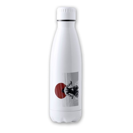 BIDON 700 ML ACERO INOXIDABLE ronin samurai vagabundo espadachin guerrero tapon seguridad botella