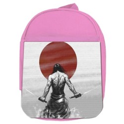 MOCHILA ROSA ronin samurai...