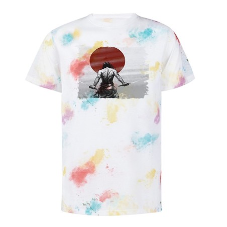 CAMISETA MARCAS COLORES ronin samurai vagabundo espadachin guerrero personalizada