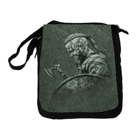 BANDOLERA REPORTERO MEDIANA BOLSO vikingo vikingos honor guerrero valhala hacha bolsa mochila hombro