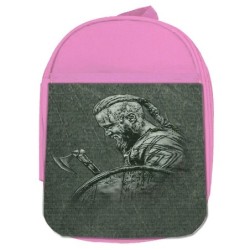 MOCHILA ROSA vikingo...