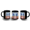 TAZA COMPLETAMENTE NEGRA konosuba saga 3 personajes manga fanart personalizada
