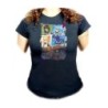CAMISETA NEGRA MUJER konosuba saga 3 personajes manga fanart oferta personalizada