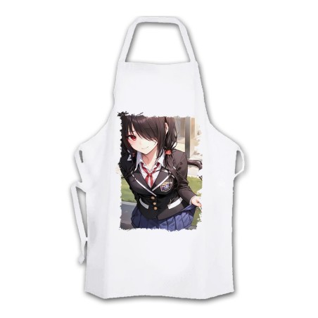 DELANTAL TALLA ADULTO date a live kurumi casual ropa moderna cocina personalizado