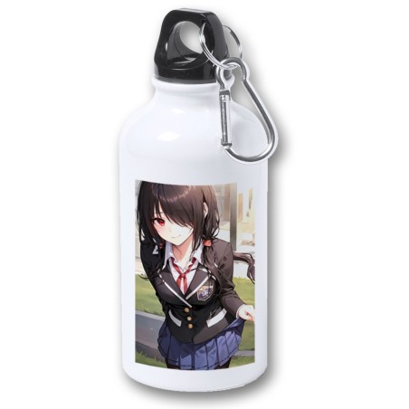 BIDON 400ML METALICO date a live kurumi casual ropa moderna para viaje y deporte