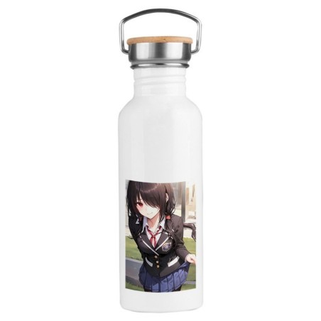 BIDON 750 ML ACERO INOXIDABLE ESTILO RETRO date a live kurumi casual ropa moderna deporte deportivo botella