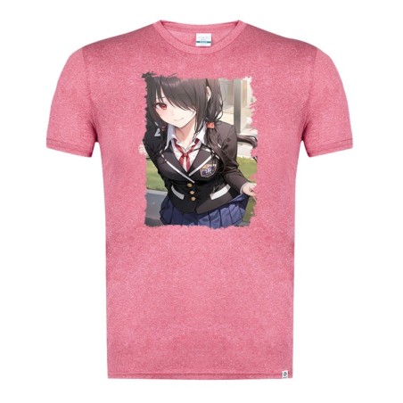 CAMISETA ROJA MEZCLA date a live kurumi casual ropa moderna moda verano tshirt