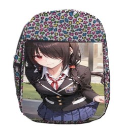 MOCHILA LUNARES ESTAMPADO date a live kurumi casual ropa moderna escolar personalizado picnic excursión deporte