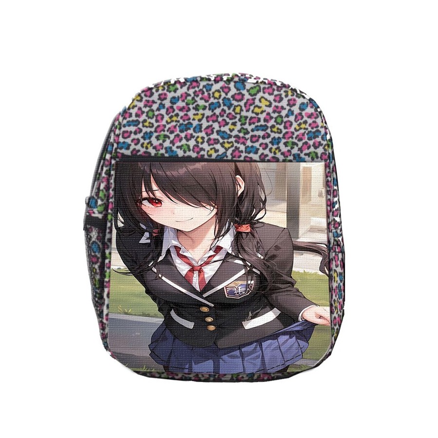 MOCHILA LUNARES ESTAMPADO date a live kurumi casual ropa moderna escolar personalizado picnic excursión deporte