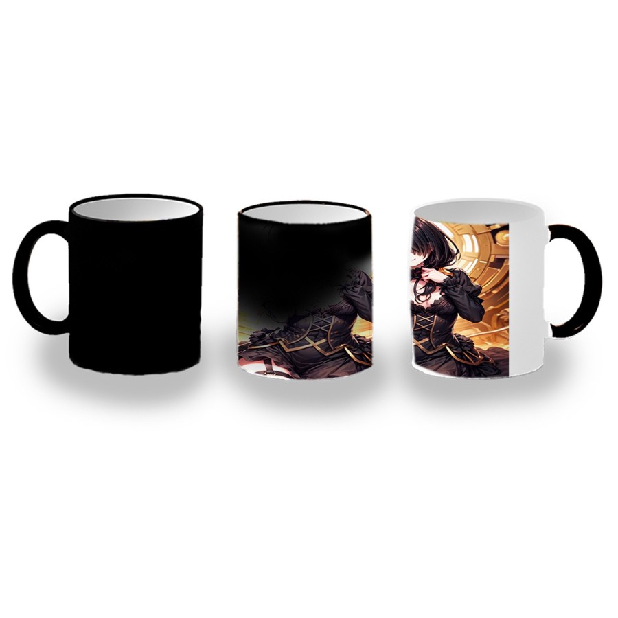 TAZA MÁGICA date a live kurumi ropa novia cita romance amor personalizada