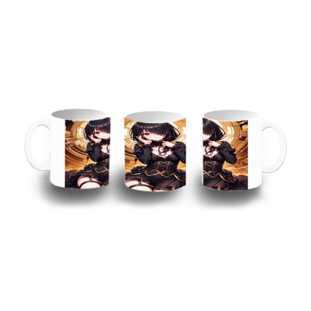 TAZA DE PLASTICO date a live kurumi ropa novia cita romance amor niños personalizada
