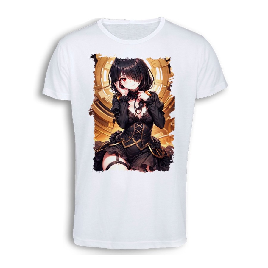 CAMISETA TACTO ALGODÓN date a live kurumi ropa novia cita romance amor cómoda personalizada