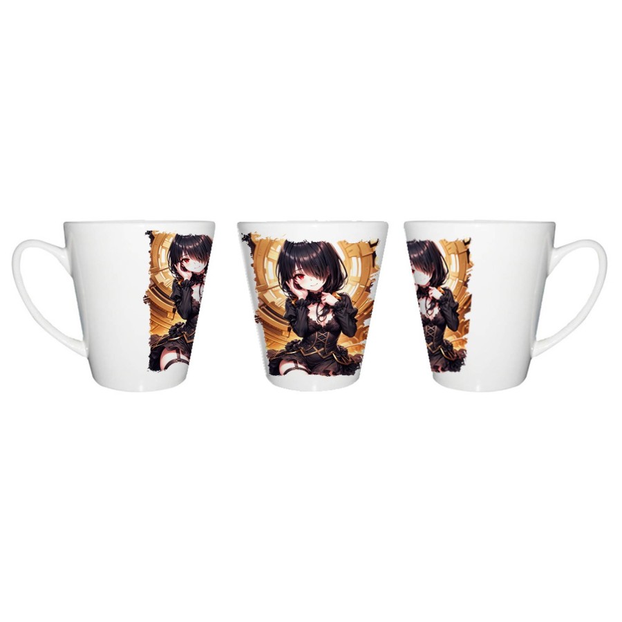 TAZA CÓNICA date a live kurumi ropa novia cita romance amor conica personalizada