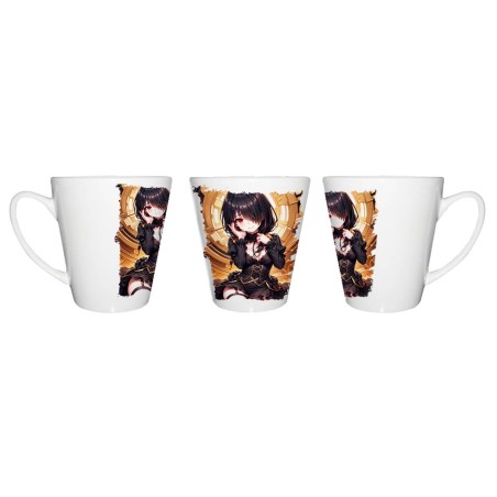 TAZA CÓNICA date a live kurumi ropa novia cita romance amor conica personalizada