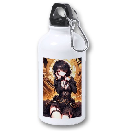 BIDON 400ML METALICO date a live kurumi ropa novia cita romance amor para viaje y deporte