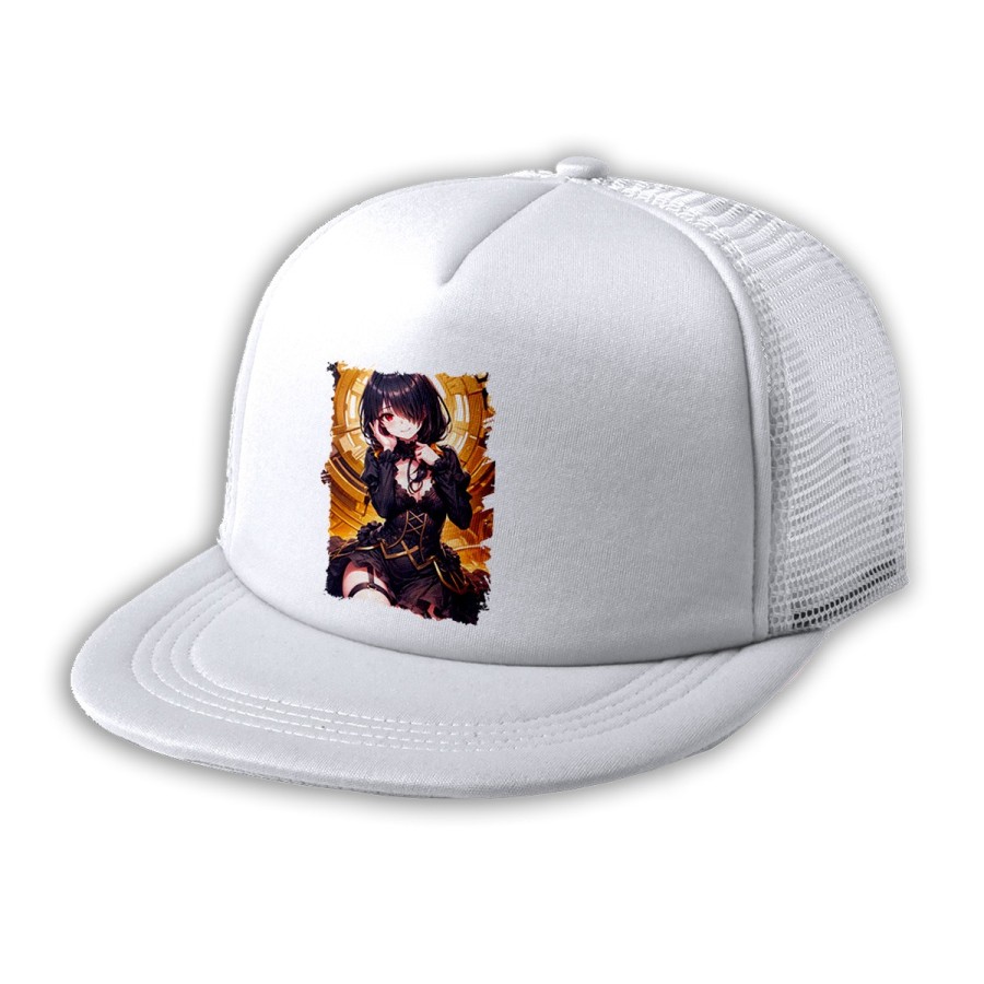 GORRA 5 PANELES REDECILLA TRASERA date a live kurumi ropa novia cita romance amor estilo rapero