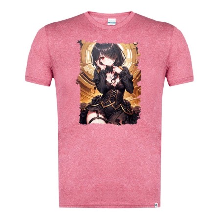 CAMISETA ROJA MEZCLA date a live kurumi ropa novia cita romance amor moda verano tshirt