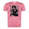 CAMISETA ROJA MEZCLA CON IMAGEN EN TONALIDADES NEGRAS date a live kurumi ropa novia cita romance amor tshirt