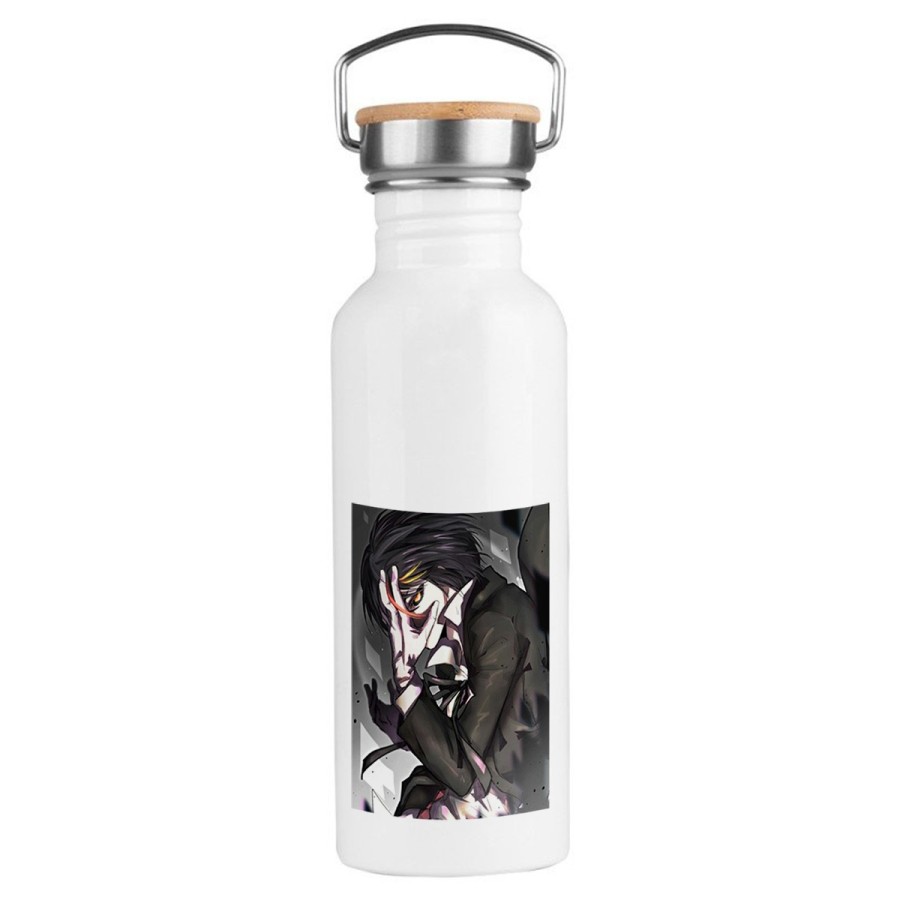 BIDON 750 ML ACERO INOXIDABLE ESTILO RETRO diablo tensei slime datta ken personaje oscuro deporte deportivo botella