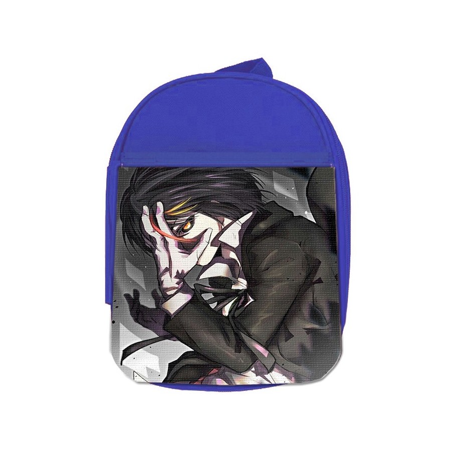 MOCHILA AZUL diablo tensei slime datta ken personaje oscuro escolar personalizado picnic excursión deporte