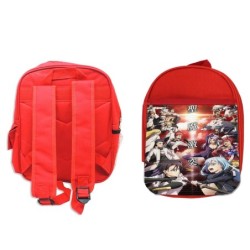 PACK MOCHILA ROJA Y ESTUCHE...