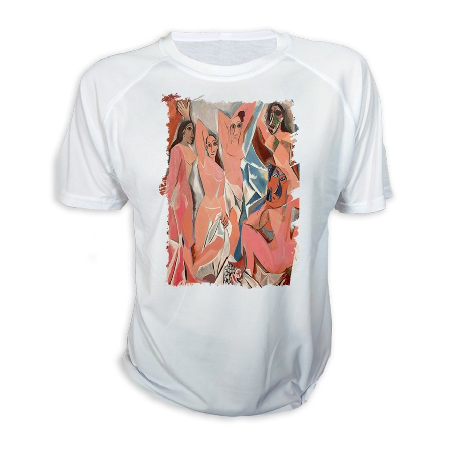 CAMISETA cuadro las señoritas de Avignon Pablo Picasso pintor personalizada