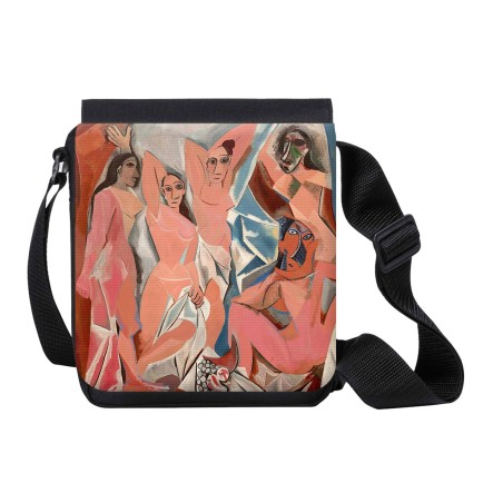 BANDOLERA PEQUEÑA cuadro las señoritas de Avignon Pablo Picasso pintor bolso personalizada